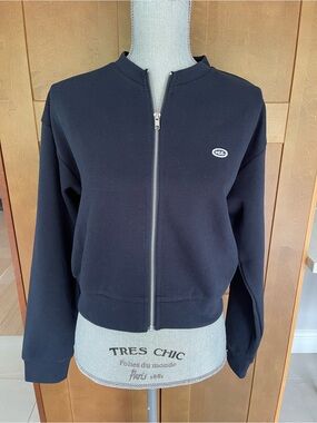 EGG TRADING (London) Navy Zip-Front Light Weight Jacket, S-M, NEW WITH TAGS!